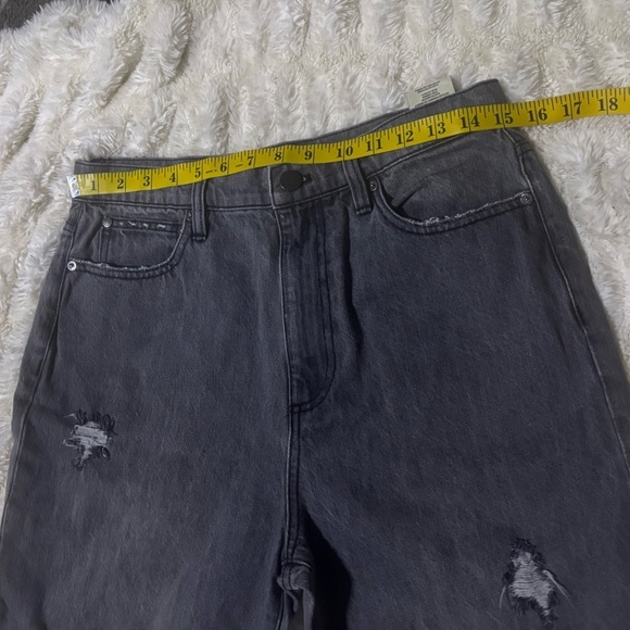 ALICE + OLIVIA Women’s Distressed High Waist Raw Cuffed Boyfriend Jeans - Picture 15 of 16